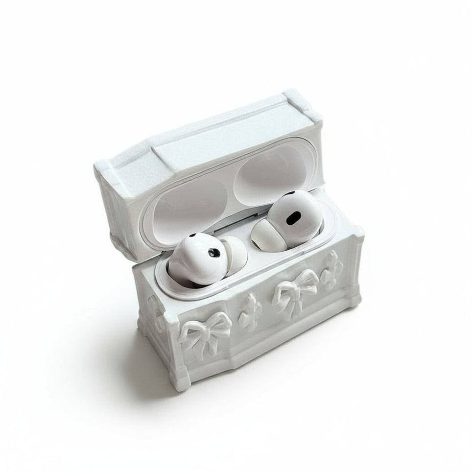 Gothic Coffin 3D Resin AirPods Case Customized