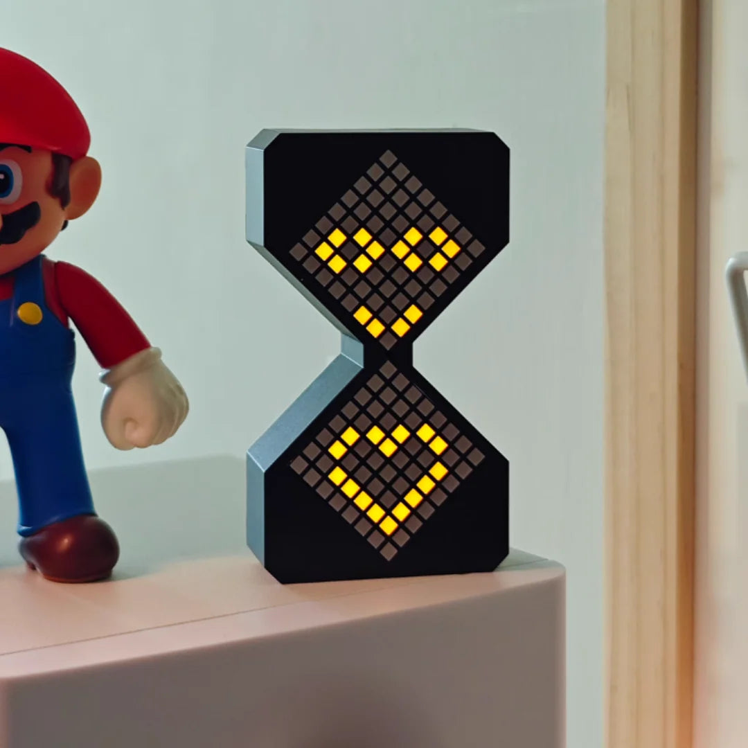 Gravity Pixel Hourglass Digital Timer