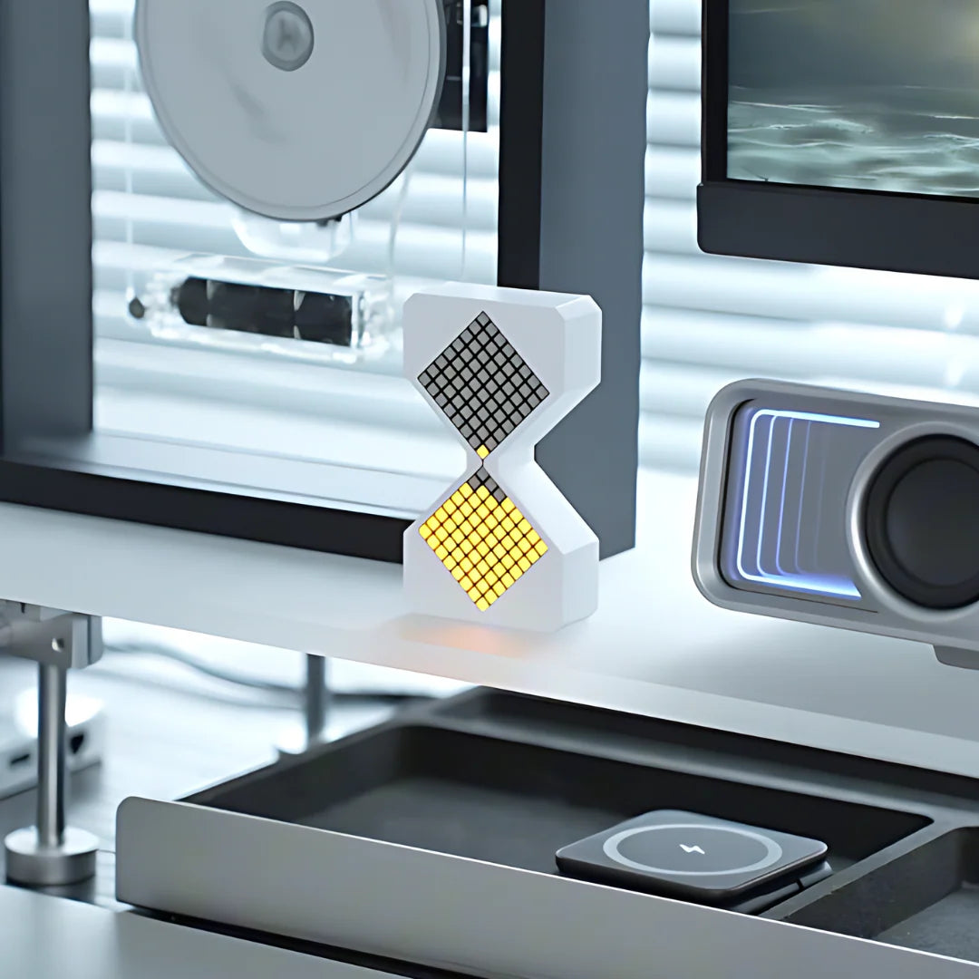 Gravity Pixel Hourglass Digital Timer