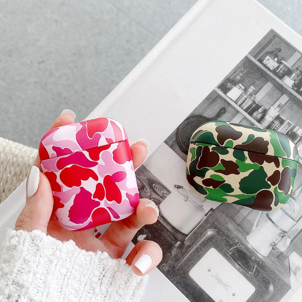 Military Camo AirPods Case Premium