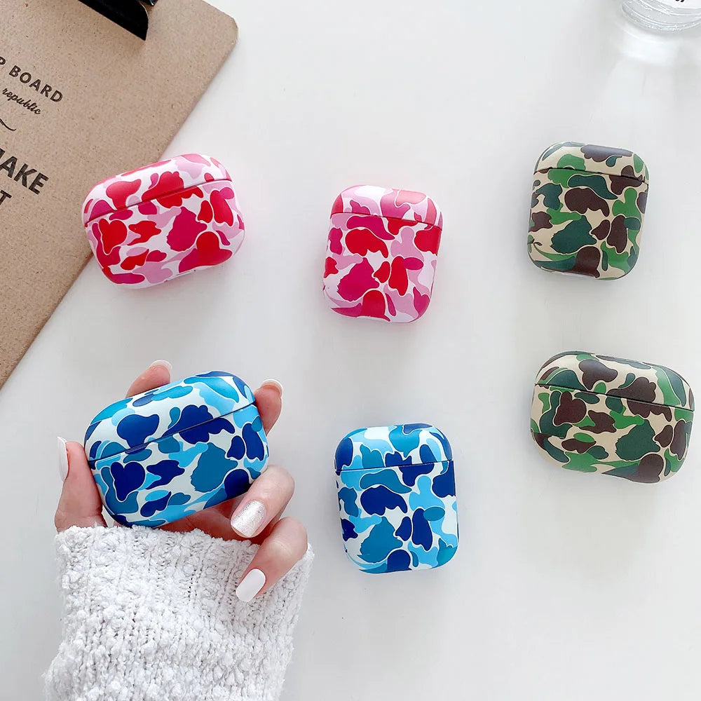 Military Camo AirPods Case Premium