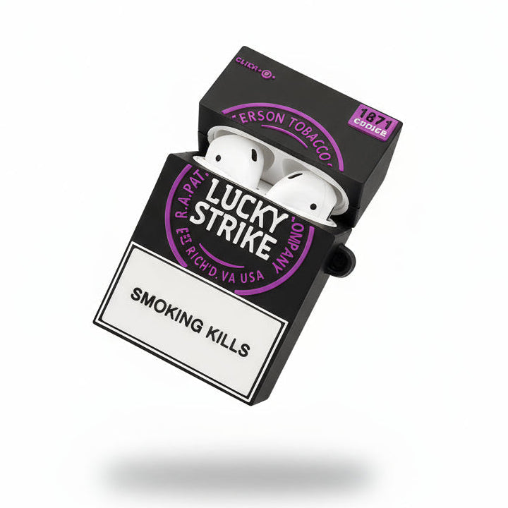 3D Lucky Strike Cigarette Box AirPods Case