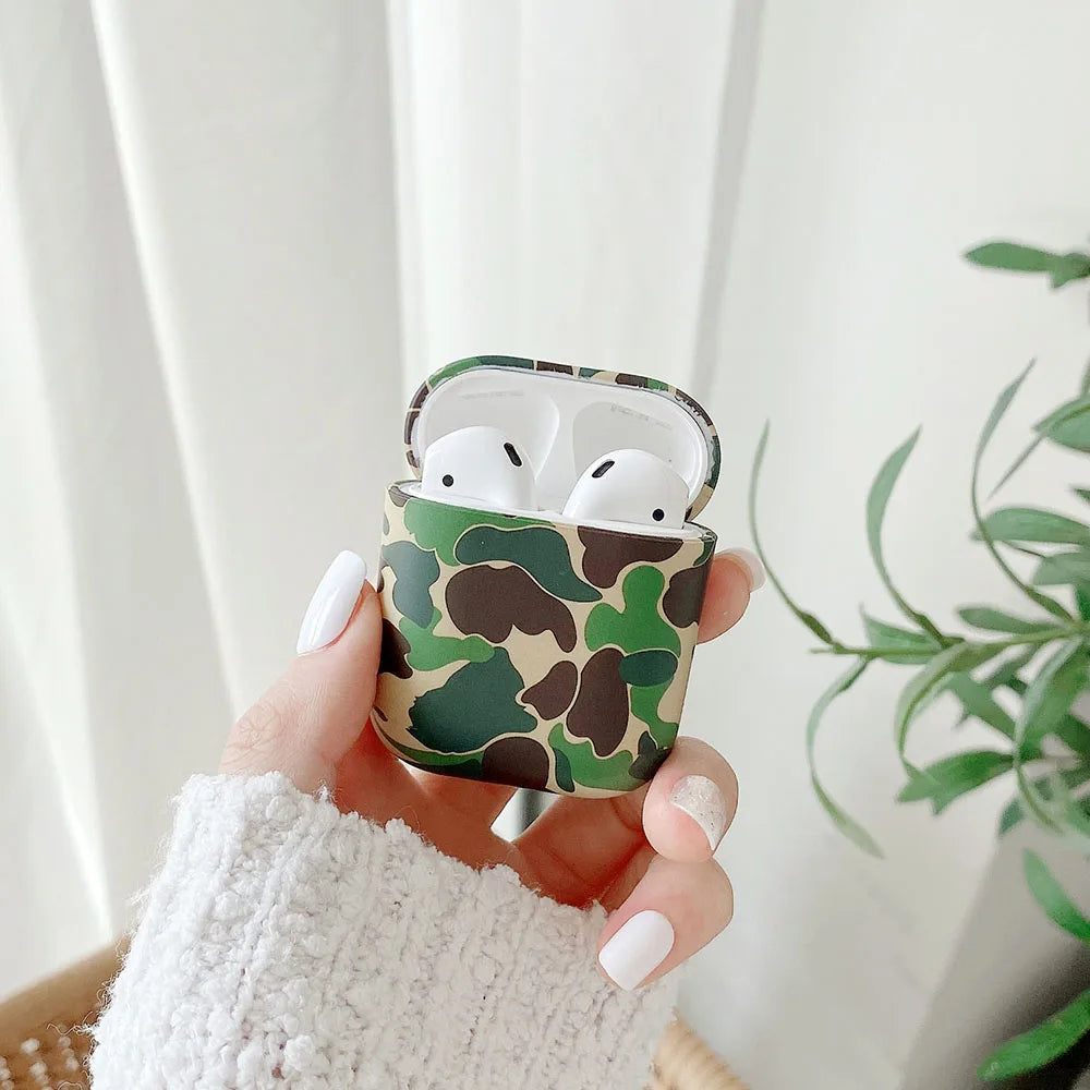 Military Camo AirPods Case Premium