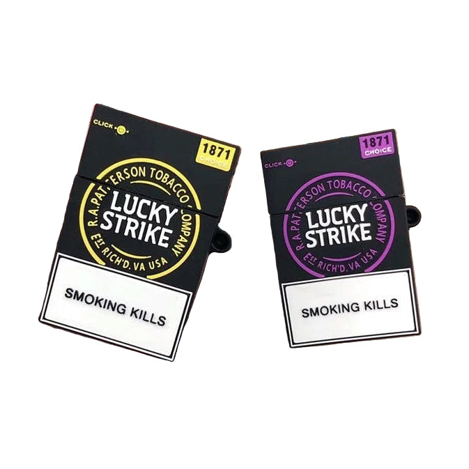 3D Lucky Strike Cigarette Box AirPods Case