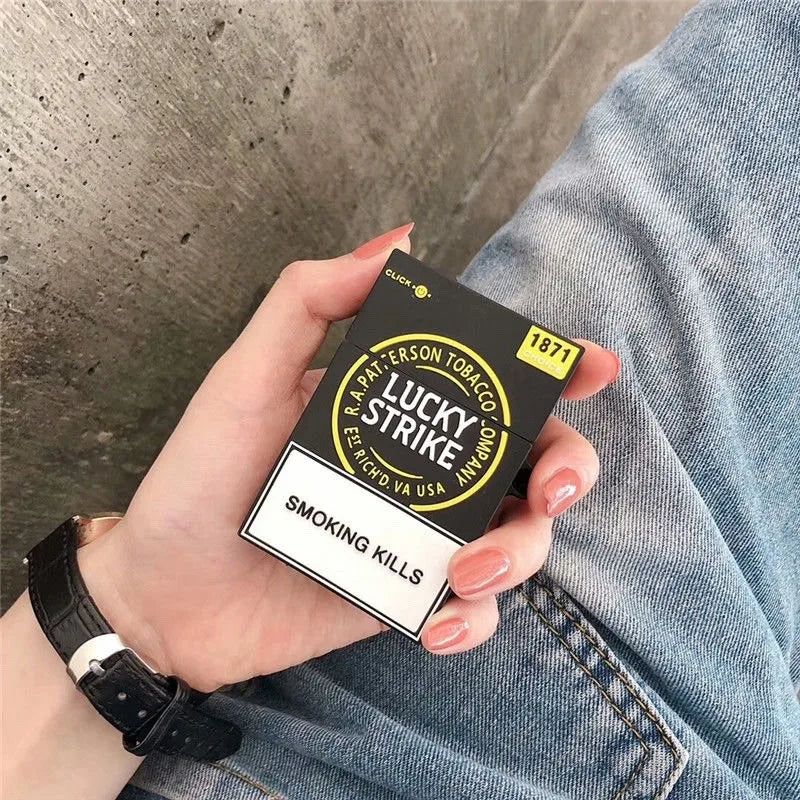 3D Lucky Strike Cigarette Box AirPods Case