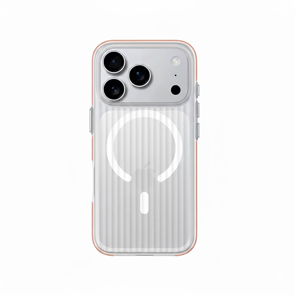 Corrugated Pattern Magnetic Case For iPhone