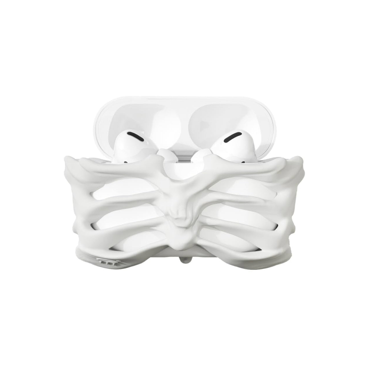 Metal Skeleton AirPods Case 3D Openwork Design