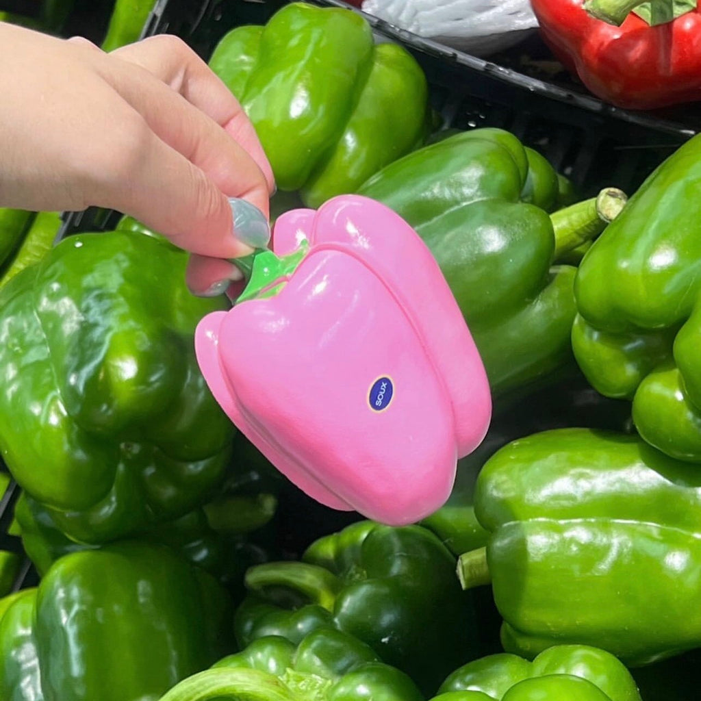 Pink Sweet Pepper Creative AirPods Case Protective Shell