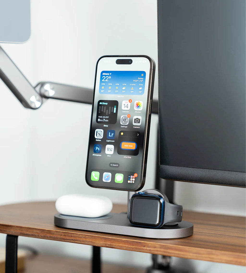 KUXIU X23 Pro 3-in-1 MagSafe Dual-Core Fast Charging Stand