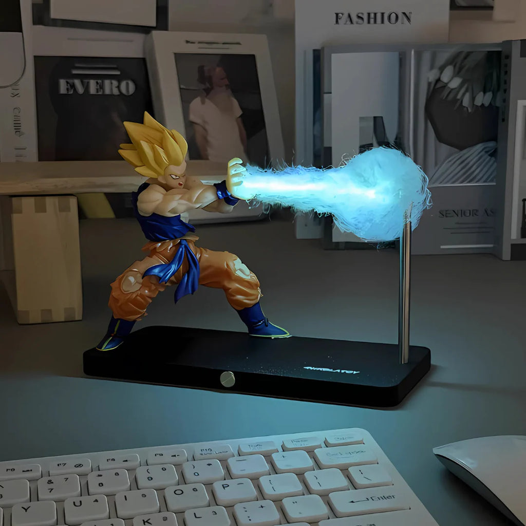 Dragon Ball Kamehameha Lamp Goku Rechargeable Magnetic Night Light