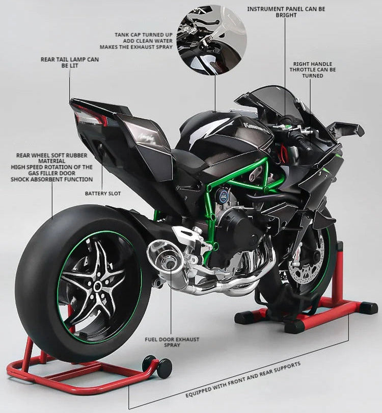 Alloy Dynamic Kawasaki H2R Motorcycle Model