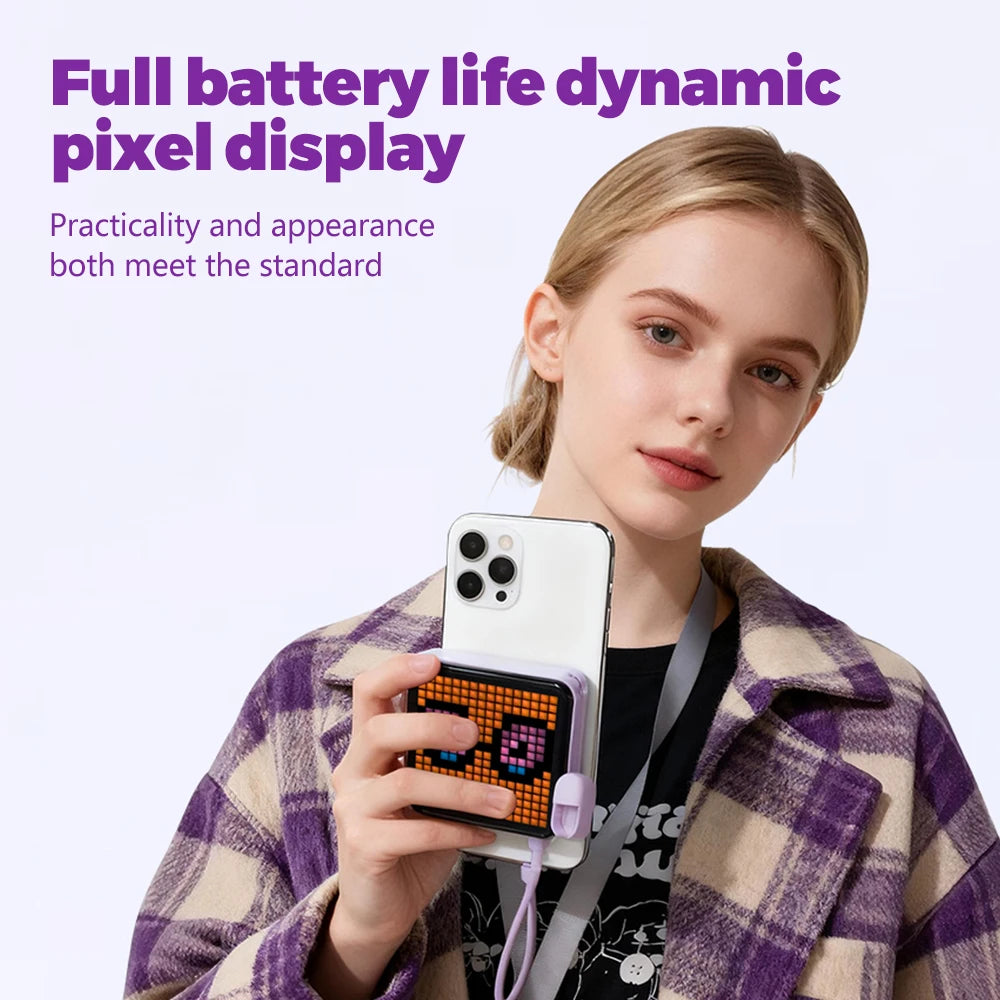 Pixel Art Power Bank 5000mAh