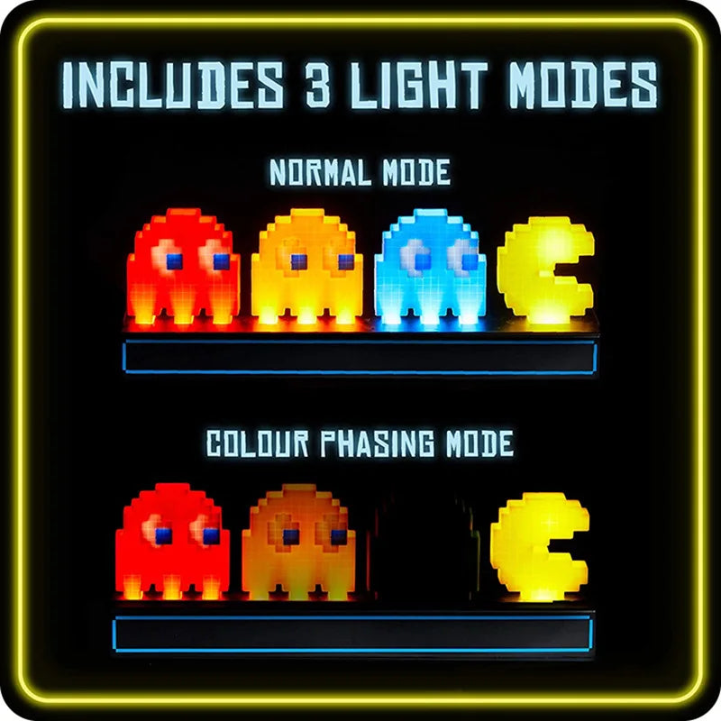 Pac-Man LED Pixel Lamp