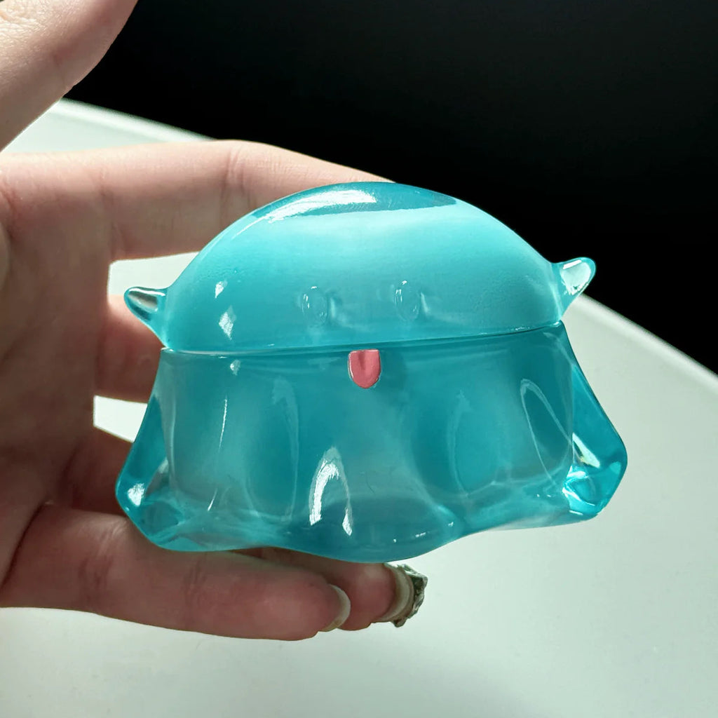 Cute Ghost Transparent AirPods Pro Case Anti-Drop Silicone Cover