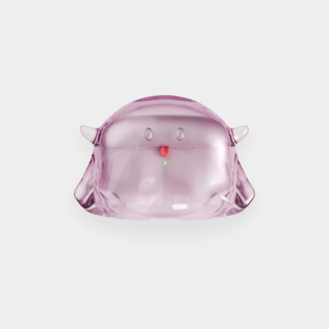 Cute Ghost Transparent AirPods Pro Case Anti-Drop Silicone Cover