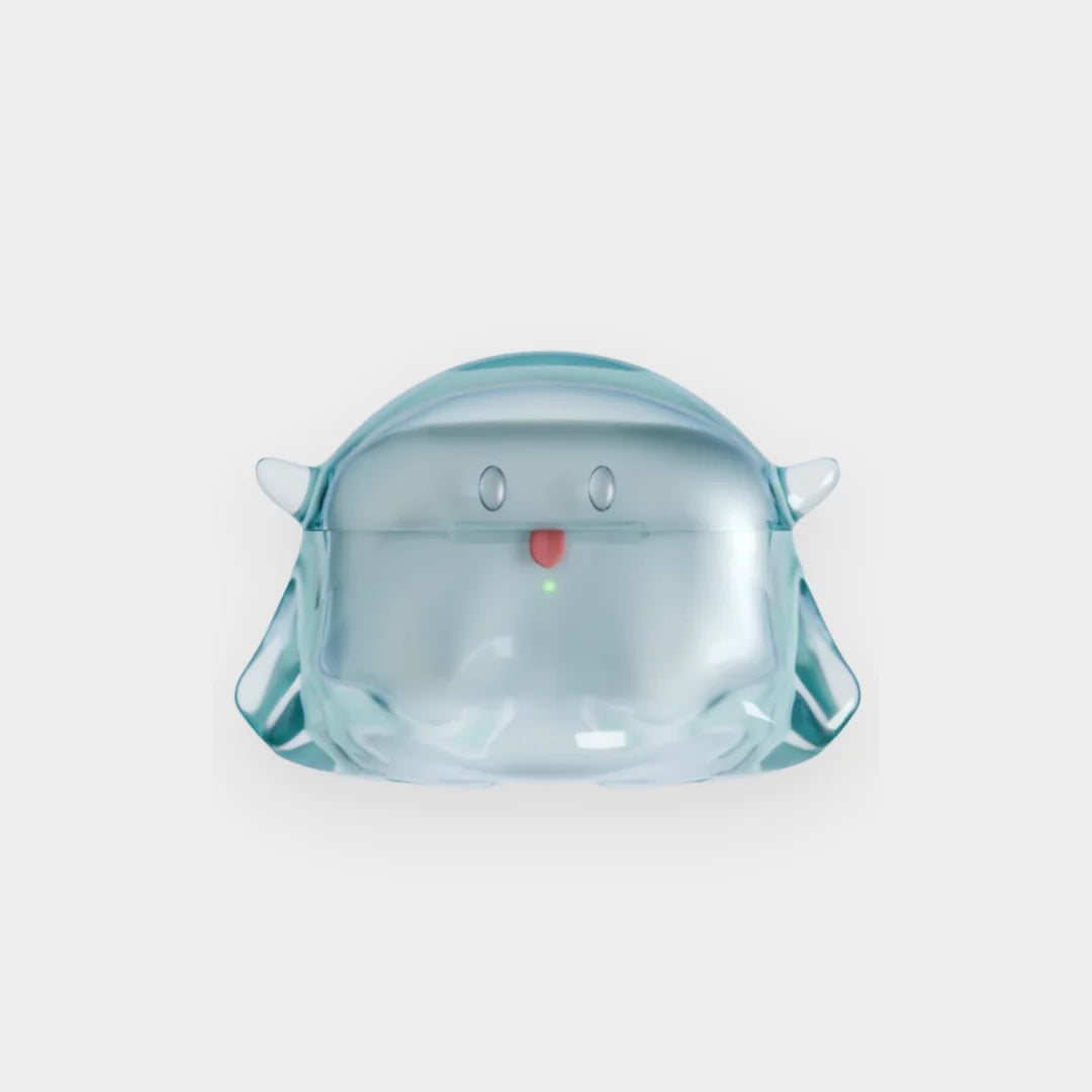 Cute Ghost Transparent AirPods Pro Case Anti-Drop Silicone Cover