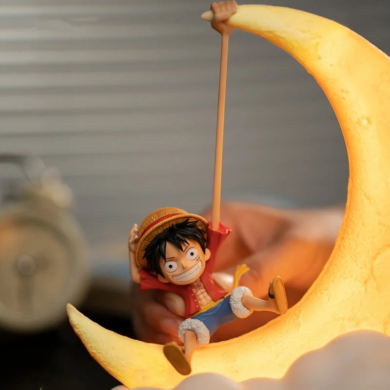 Luffy Moon Lamp One Piece Stretchable Night Light