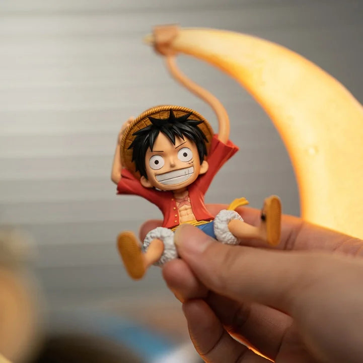 Luffy Moon Lamp One Piece Stretchable Night Light