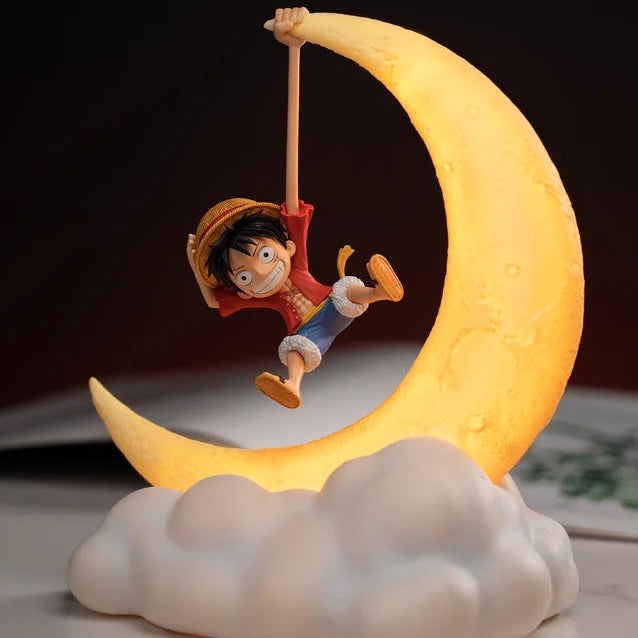 Luffy Moon Lamp One Piece Stretchable Night Light