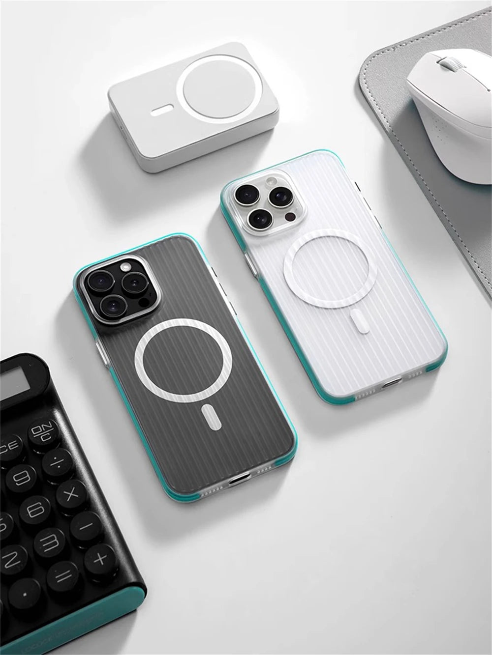 Corrugated Pattern Magnetic Case For iPhone
