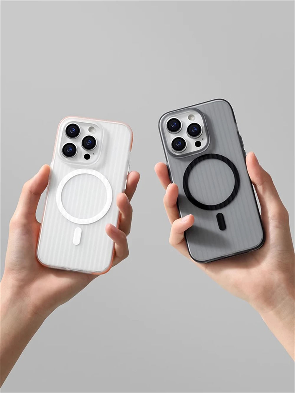 Corrugated Pattern Magnetic Case For iPhone