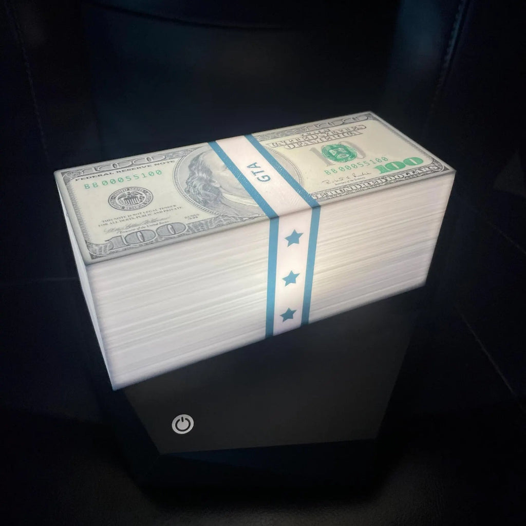 GTA Floating Money Lamp Magnetic Levitation Dollar Bill Light