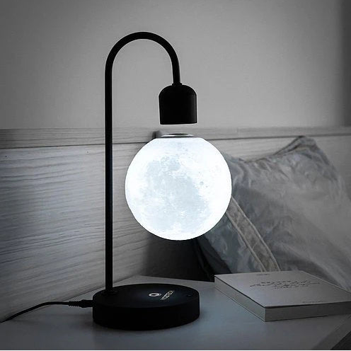 Magnetic Levitating Moon Lamp with Wireless Charging