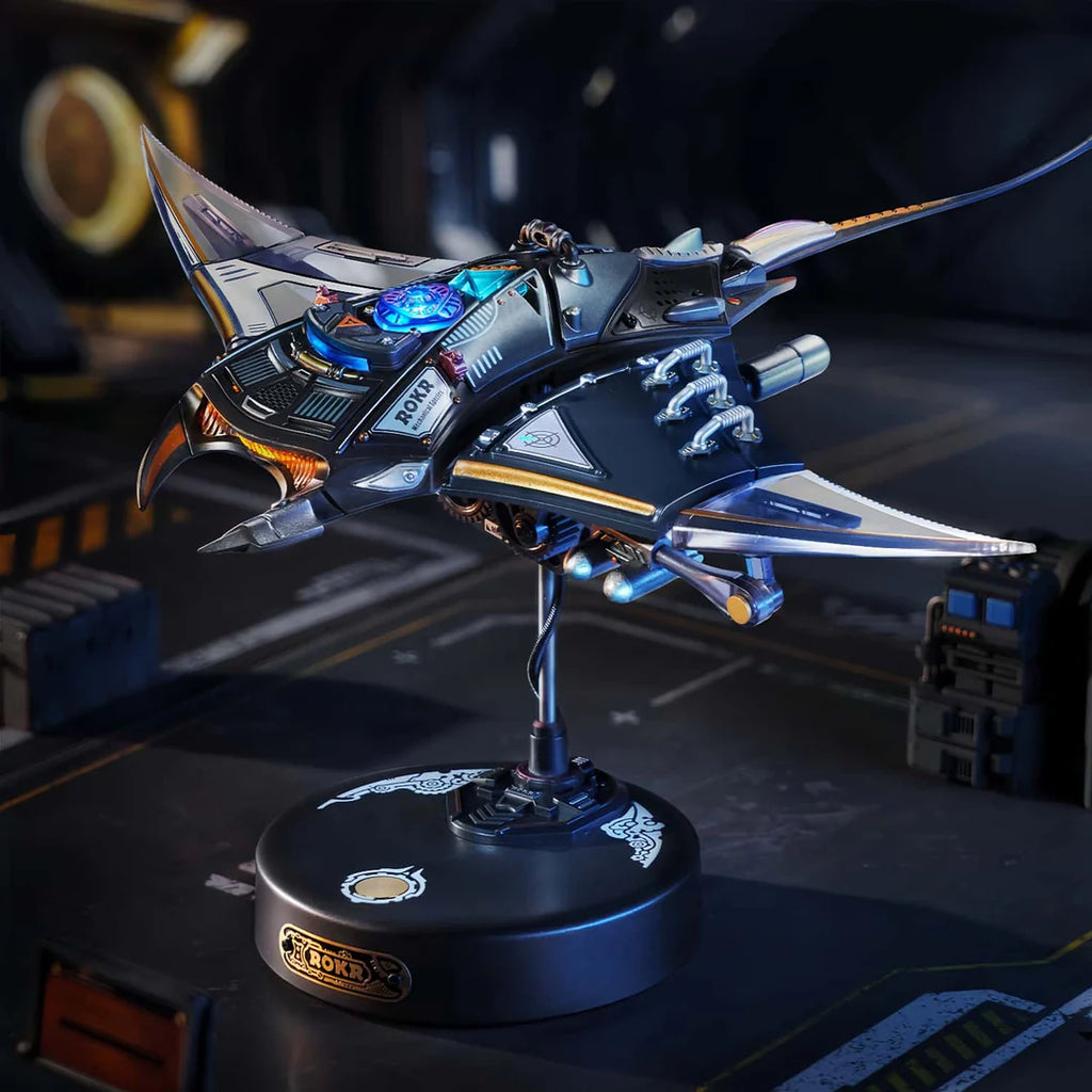 Manta Ray Mechanical 3D Puzzle Kit