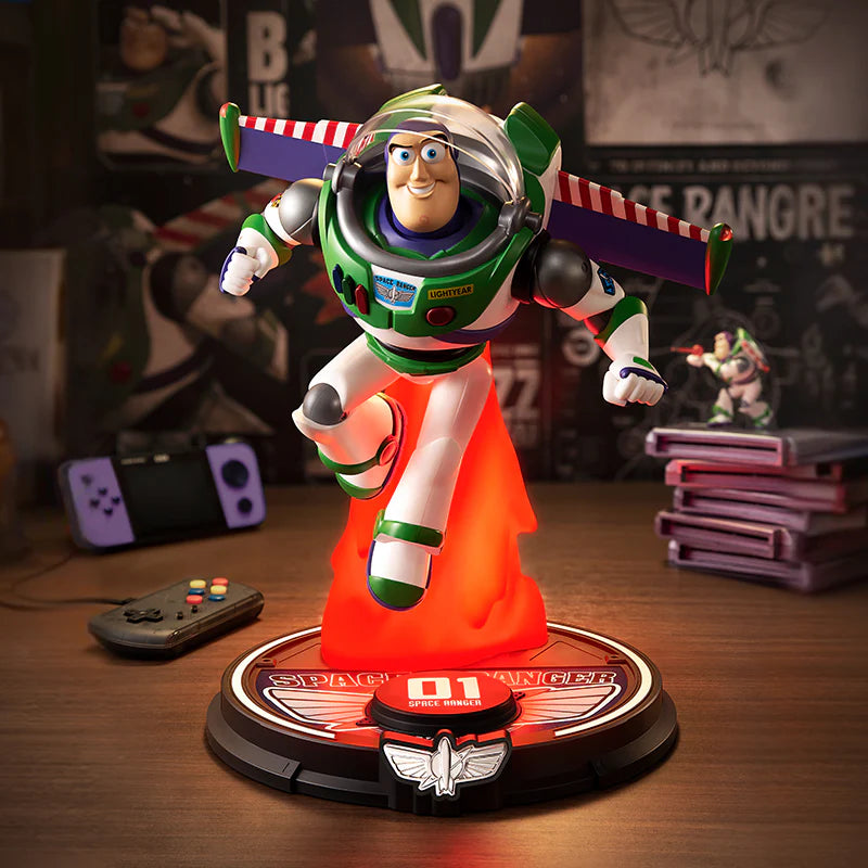 Buzz Lightyear Wireless Charging Lamp Toy Story Action Figure Collections