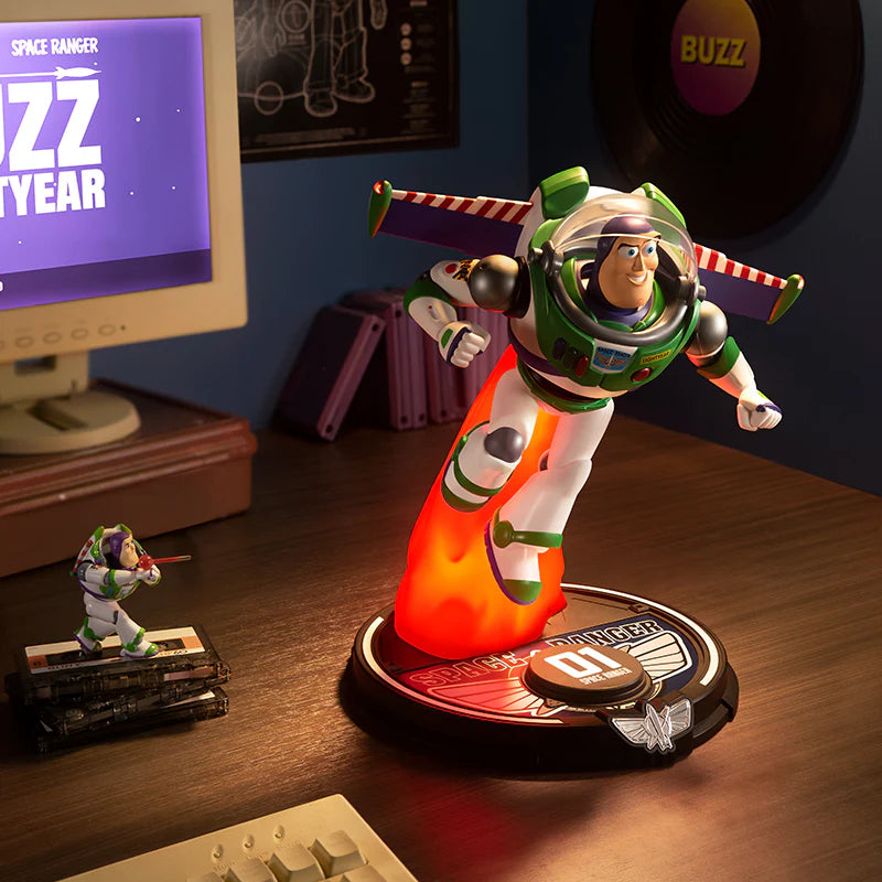 Buzz Lightyear Wireless Charging Lamp Toy Story Action Figure Collections