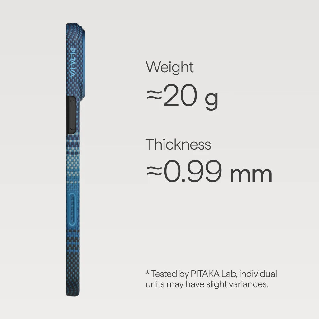PITAKA Carbon Fiber Case Ultra-Thin for iPhone 17 Pro
