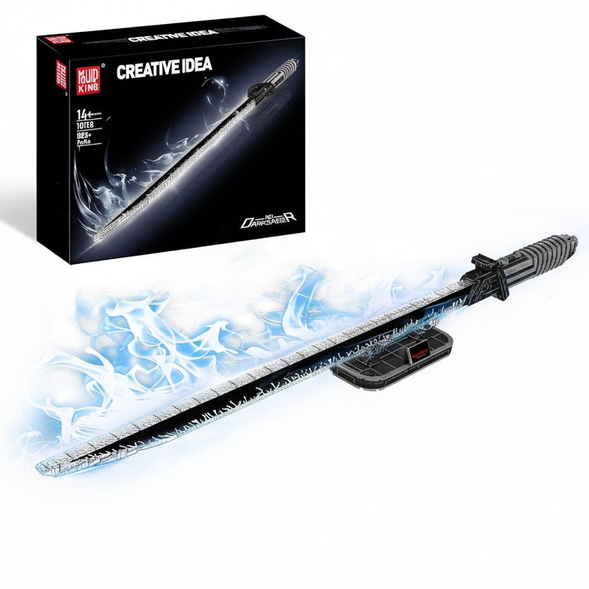 Mould King Lightsaber Building Block The Darksaber with Led
