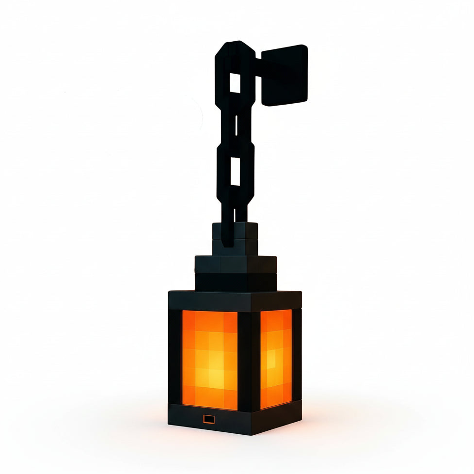 Minecraft RGB Lantern 16 Colors Remote Control