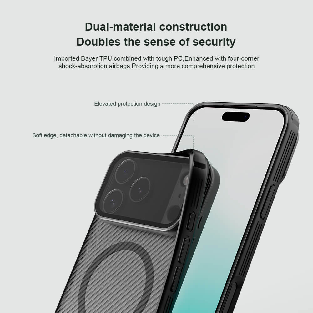 Nillkin Camshield Prop Magnetic Transparent Case for iPhone 17 Series