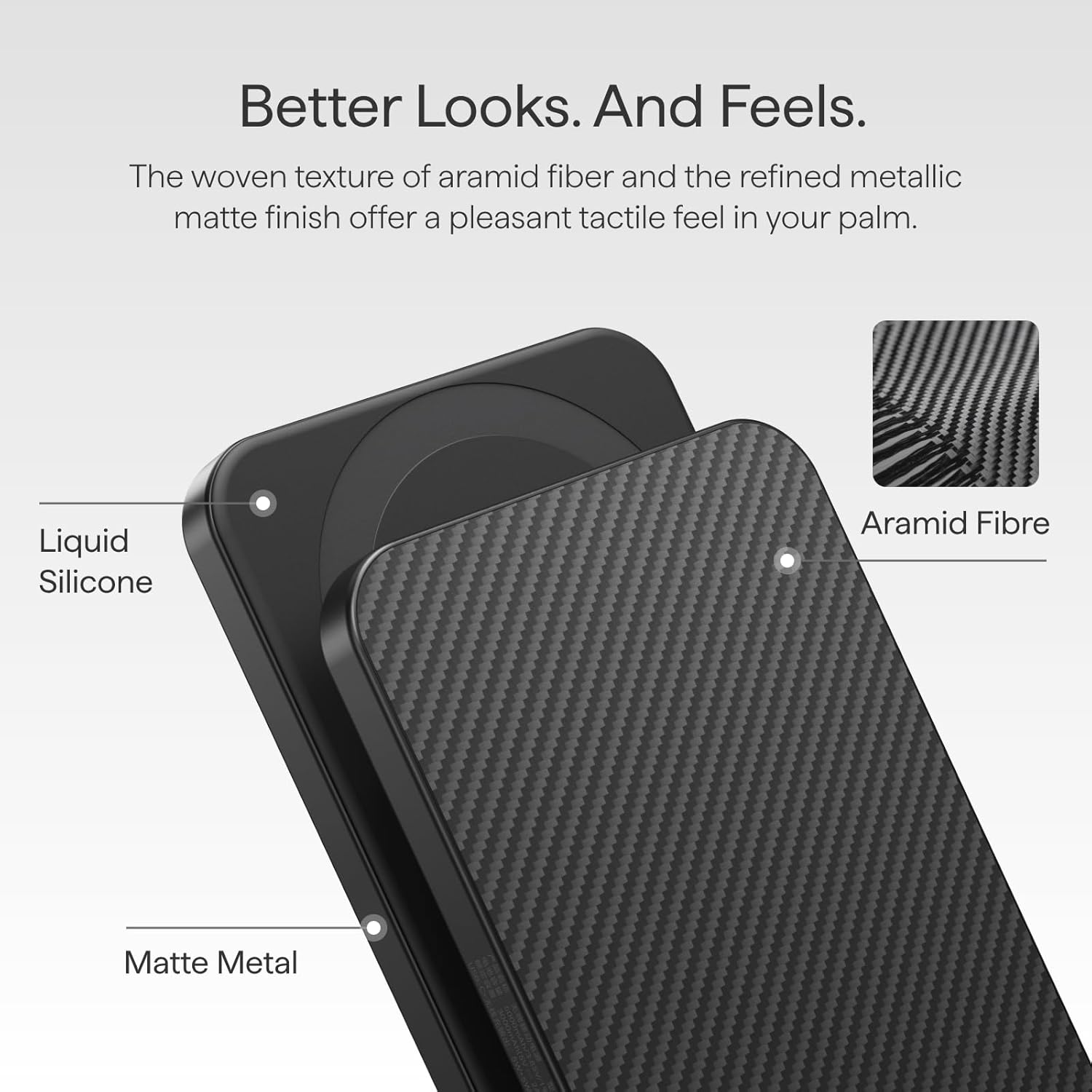 PITAKA Aramid Fiber Magnetic Power Bank 5000mAh