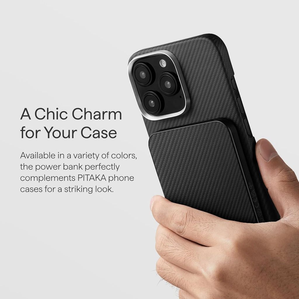 PITAKA Aramid Fiber Magnetic Power Bank 5000mAh