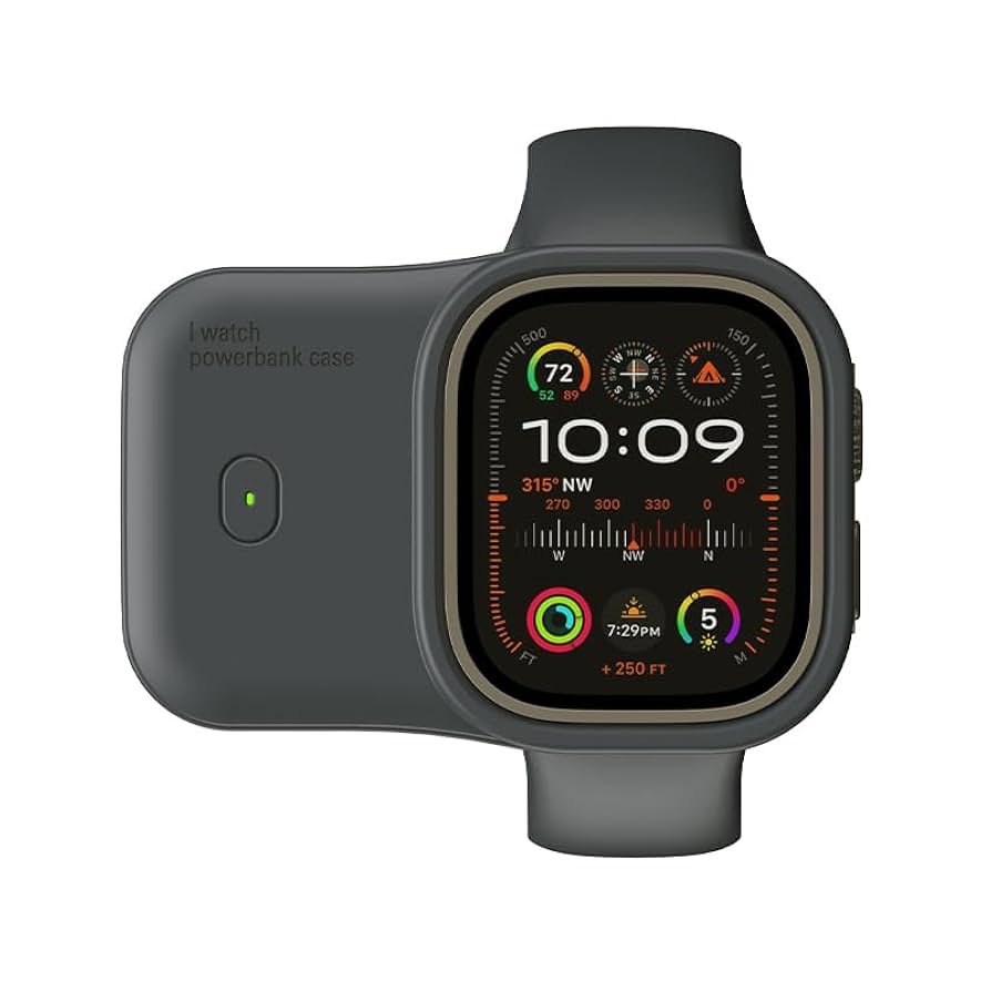 Power Bank Case for Apple Watch Charger 1200mAh