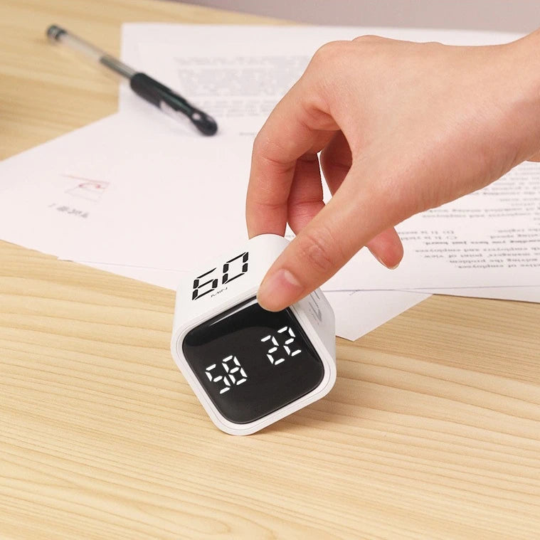 Digital Cube Timer Flip Countdown with Gravity Sensor