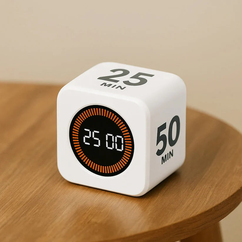 Digital Cube Timer Flip Countdown with Gravity Sensor