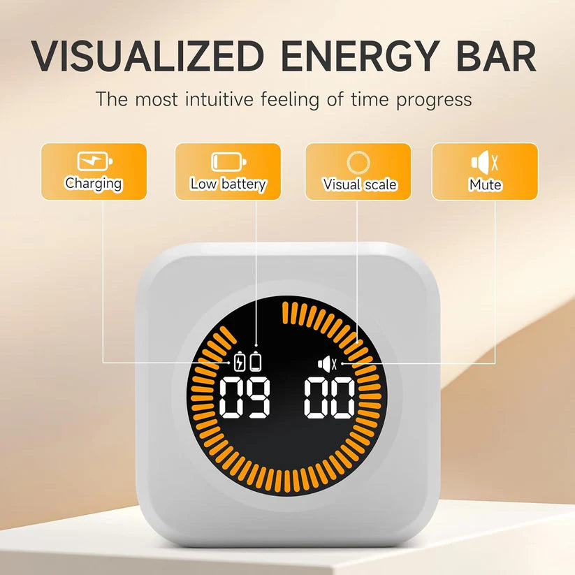 Digital Cube Timer Flip Countdown with Gravity Sensor