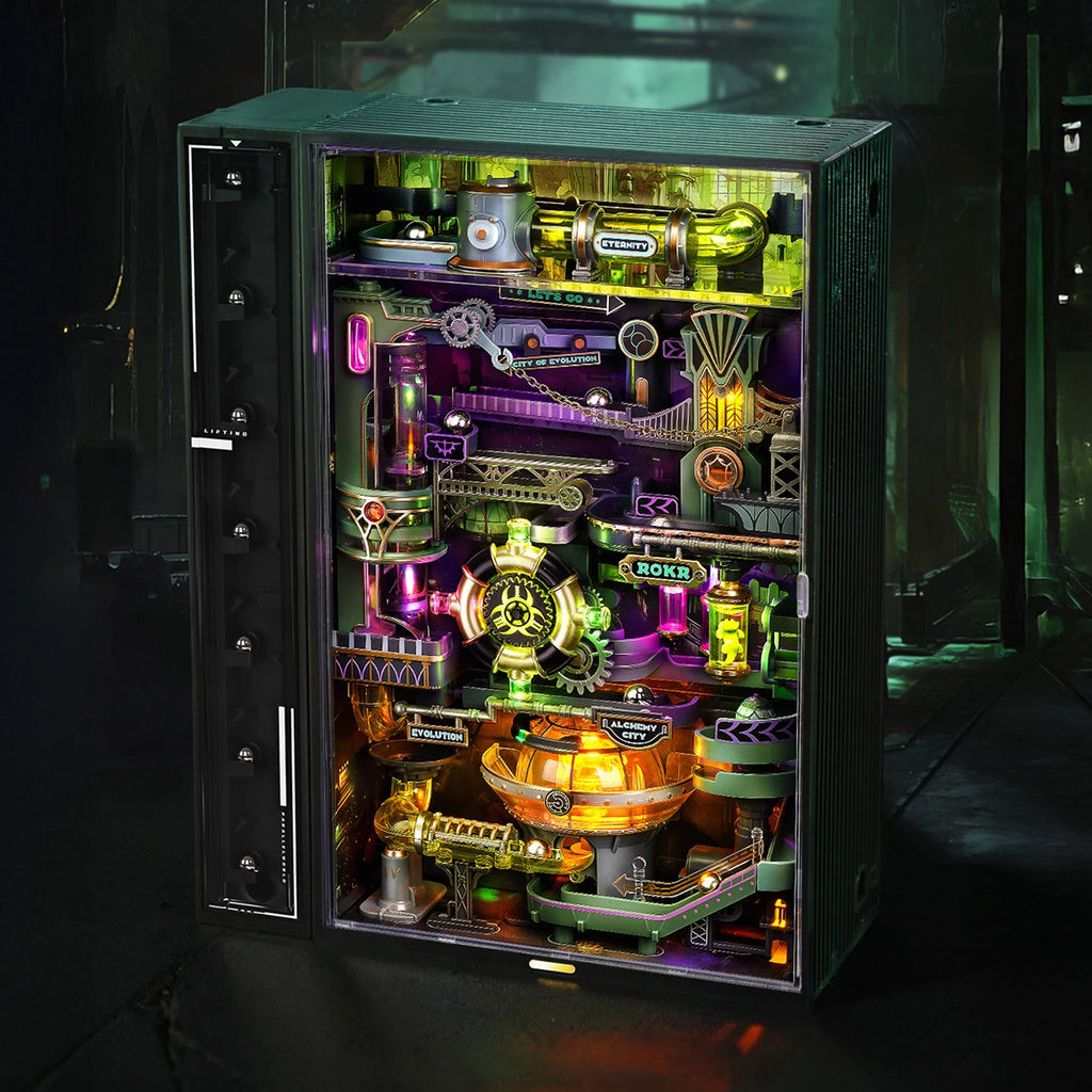 Alchemy City MR04S Mechanical Marble Run 3D