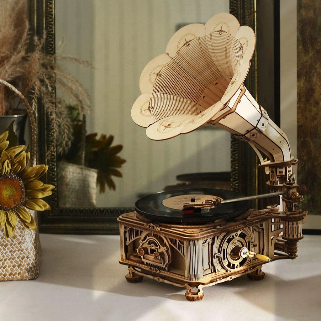 Classic Gramophone 3D Wooden Puzzle