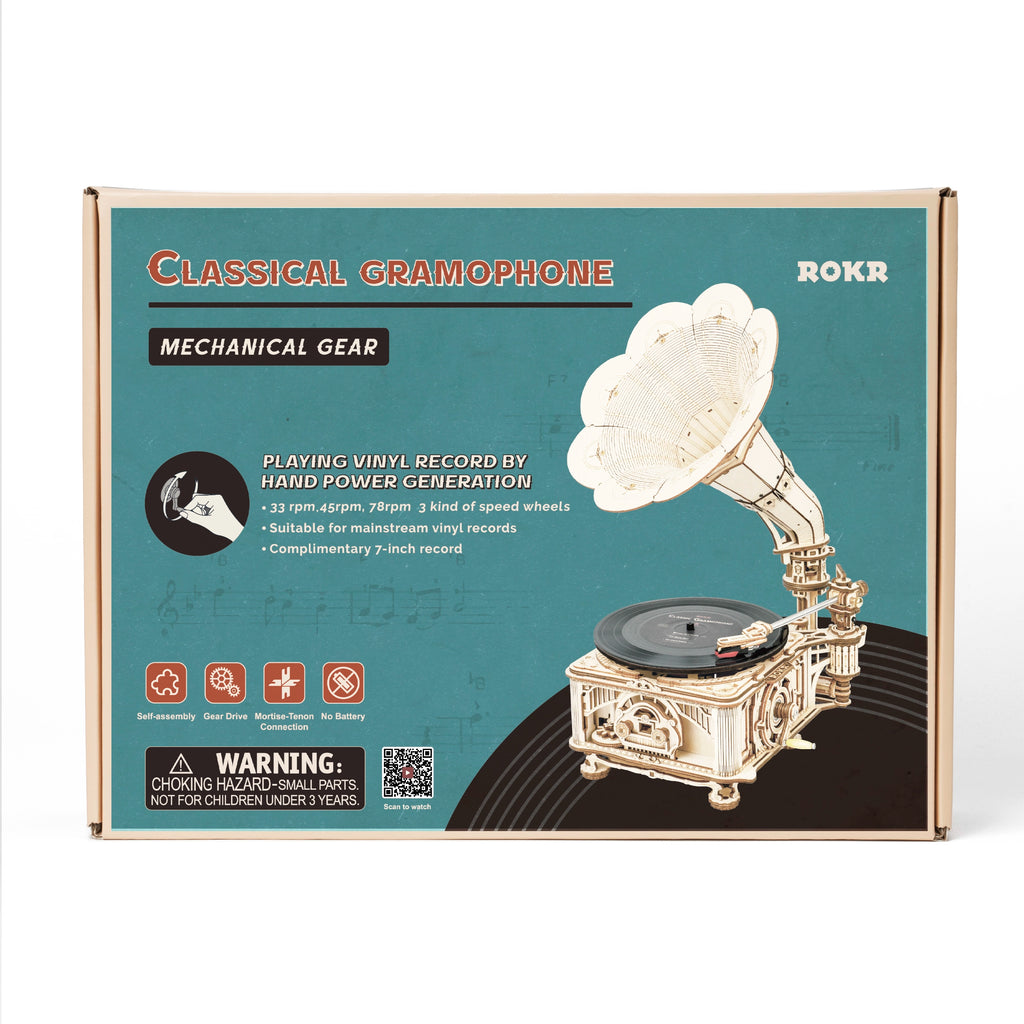 Classic Gramophone 3D Wooden Puzzle