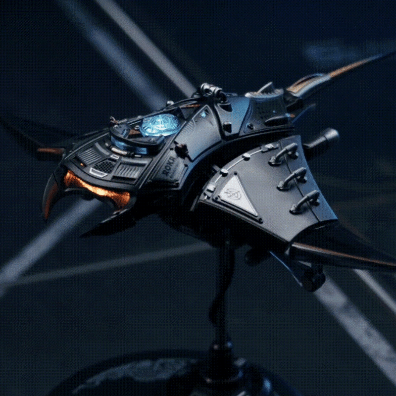 Manta Ray Mechanical 3D Puzzle Kit