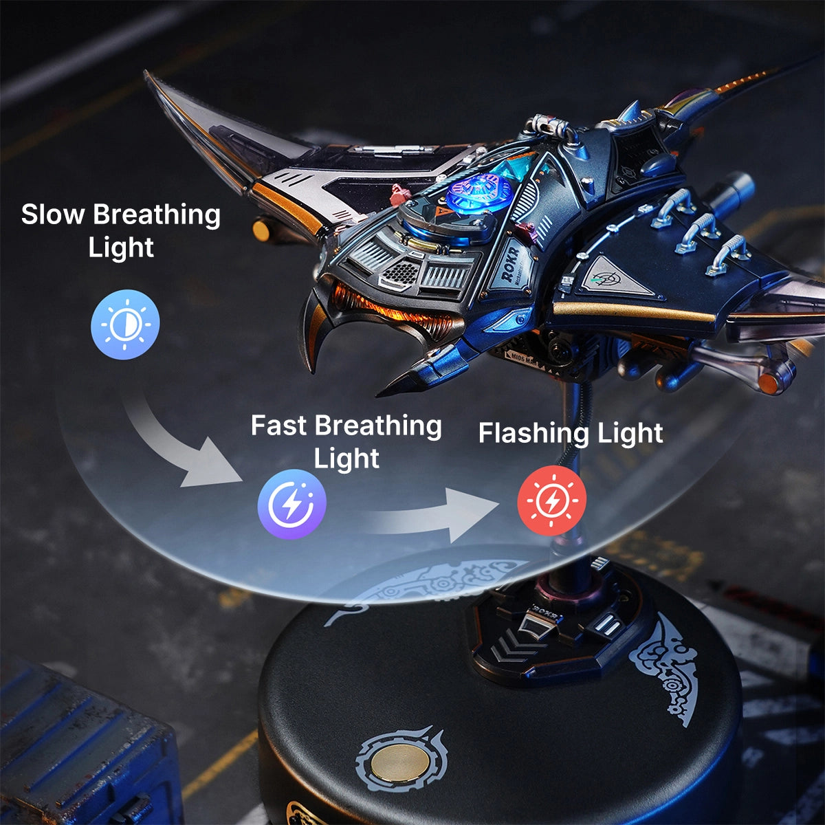 Manta Ray Mechanical 3D Puzzle Kit