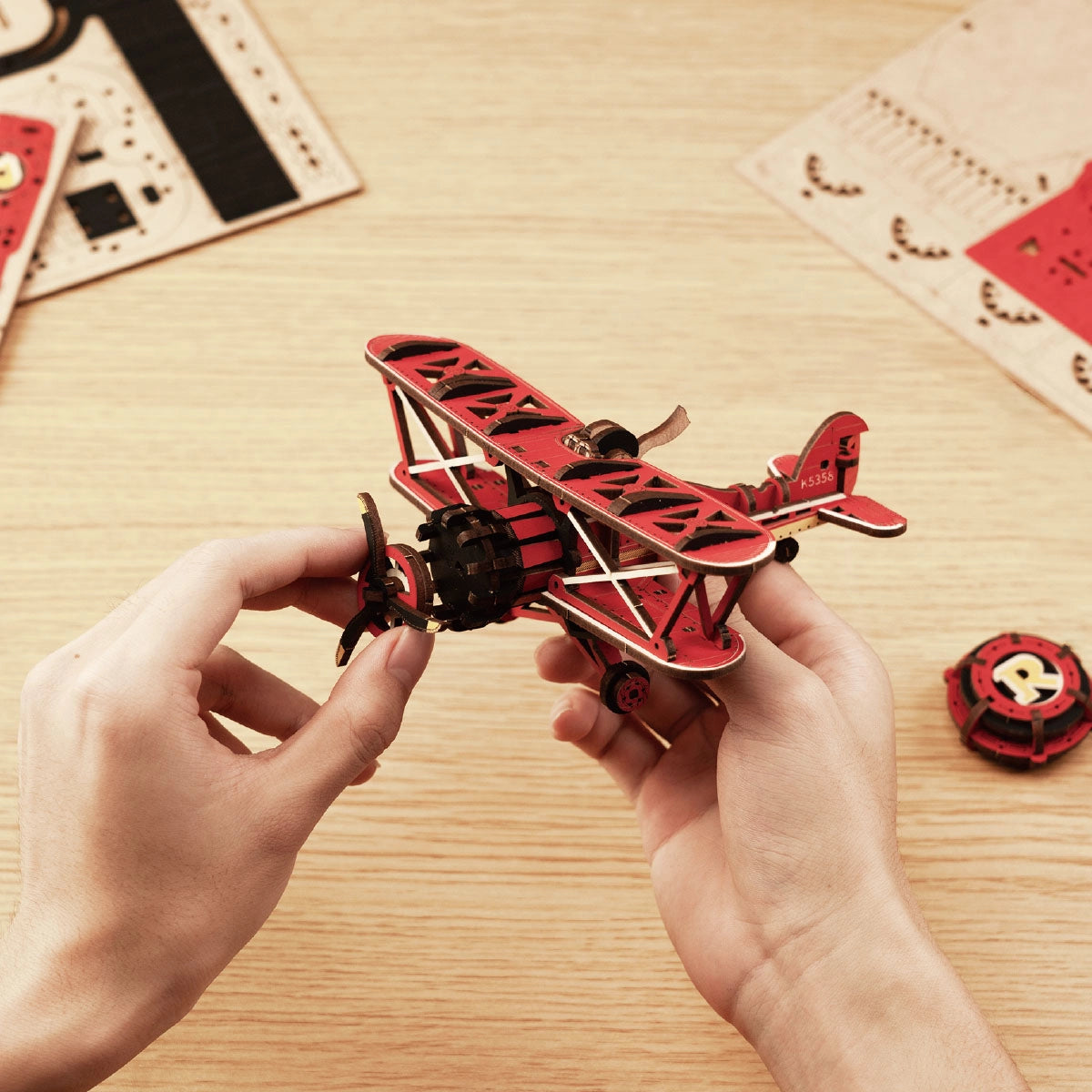 Sky Captain & Ocean Fisher Pendulum Toys 3D Wooden Puzzles