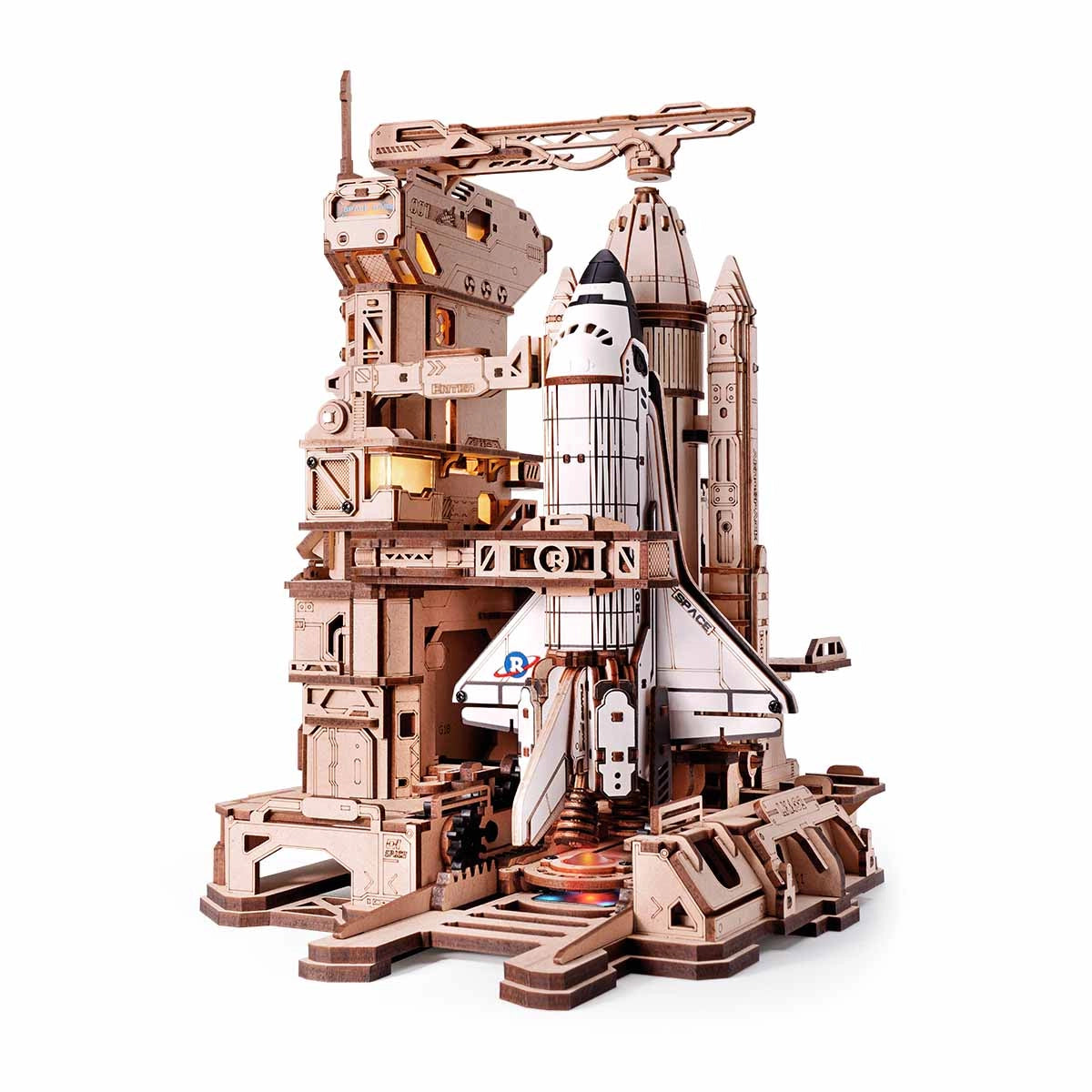 Space Shuttle Wooden 3D Puzzle Kit