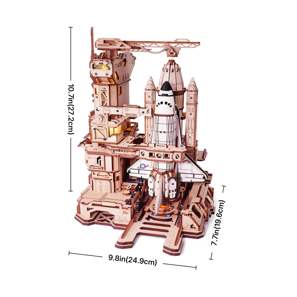 Space Shuttle Wooden 3D Puzzle Kit