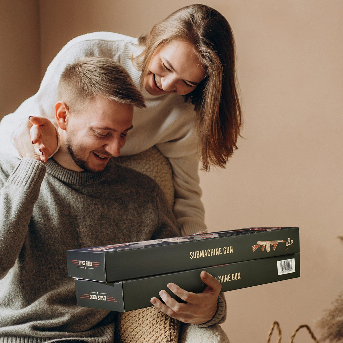 Thompson Submachine Gun Toy 3D Wooden Puzzle