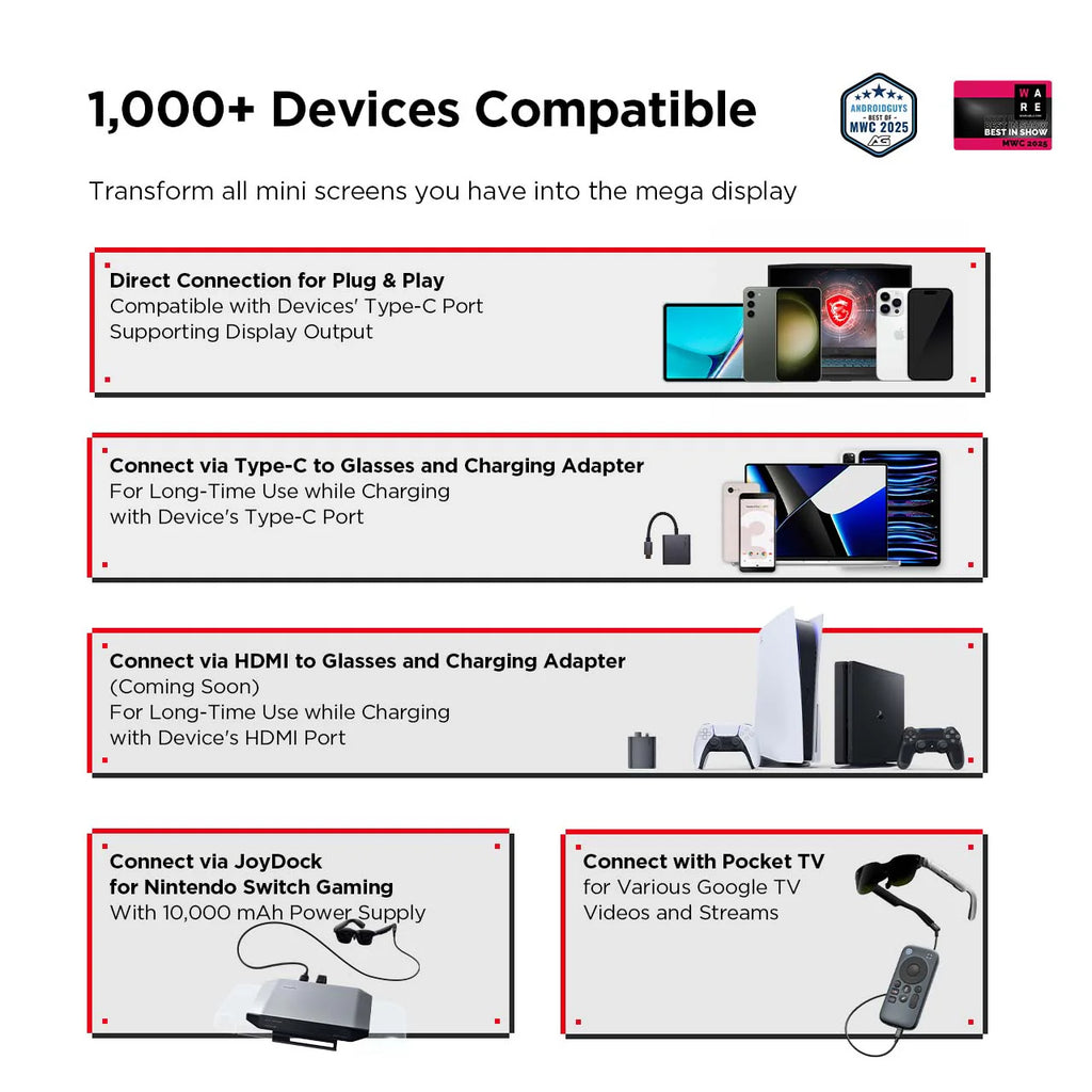 RayNeo Air 3S AR Glasses Micro OLED